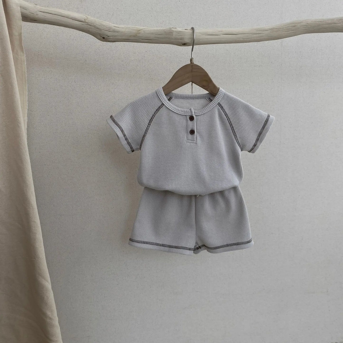 חליפת וופל קצרה - אופק