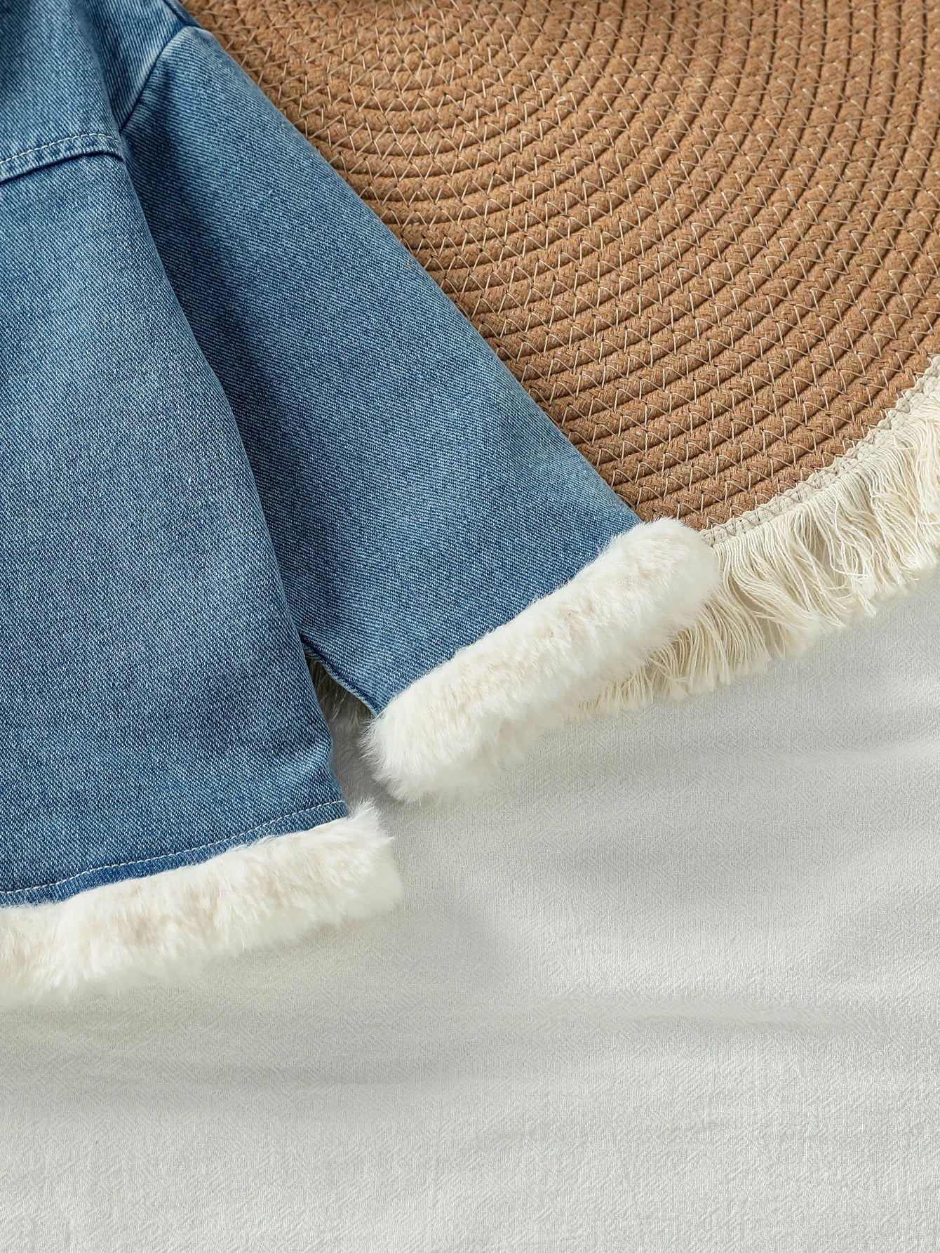 ג'קט ג'ינס פרוותי - ספיר