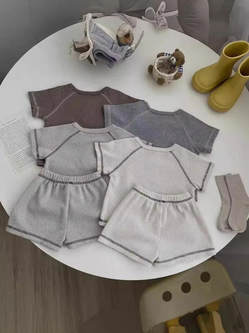 חליפת וופל קצרה - אופק