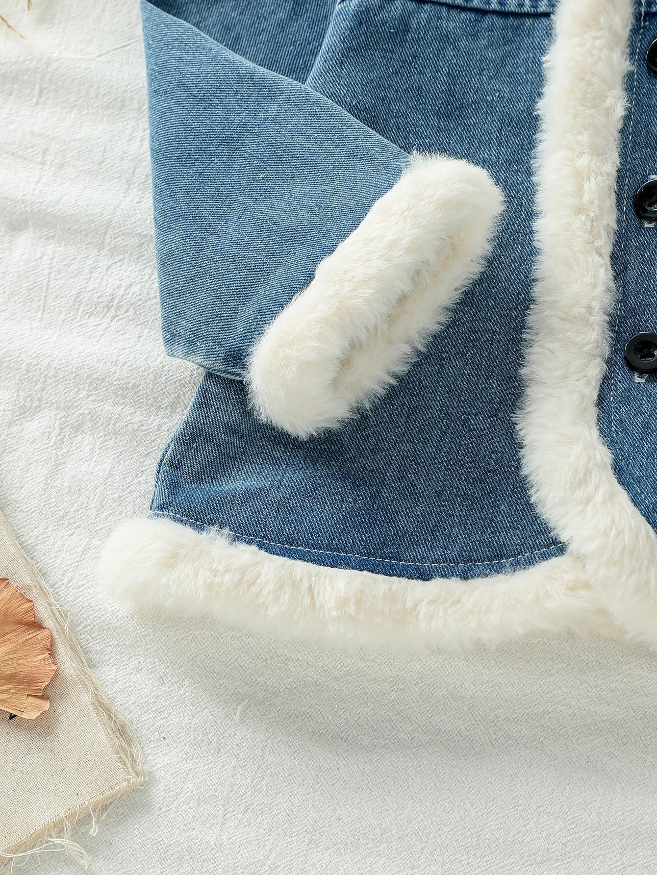 ג'קט ג'ינס פרוותי - ספיר