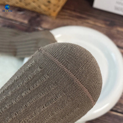סט 5 זוגות גרביים סרוגות מכותנה