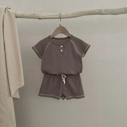 חליפת וופל קצרה - אופק